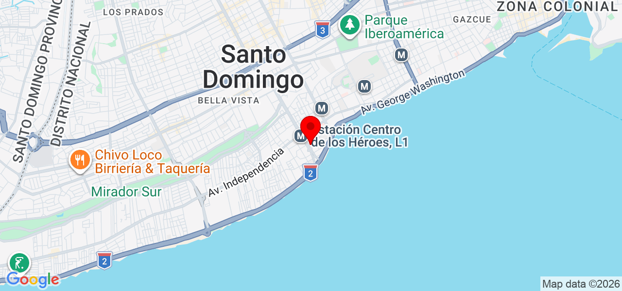 Visual Project - Distrito Nacional - Santo Domingo de Guzmán - Mapa