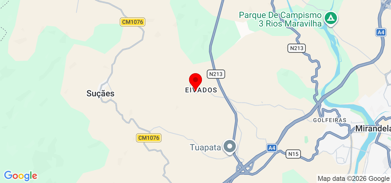 RJ Controlo de Pragas - Bragança - Mirandela - Mapa