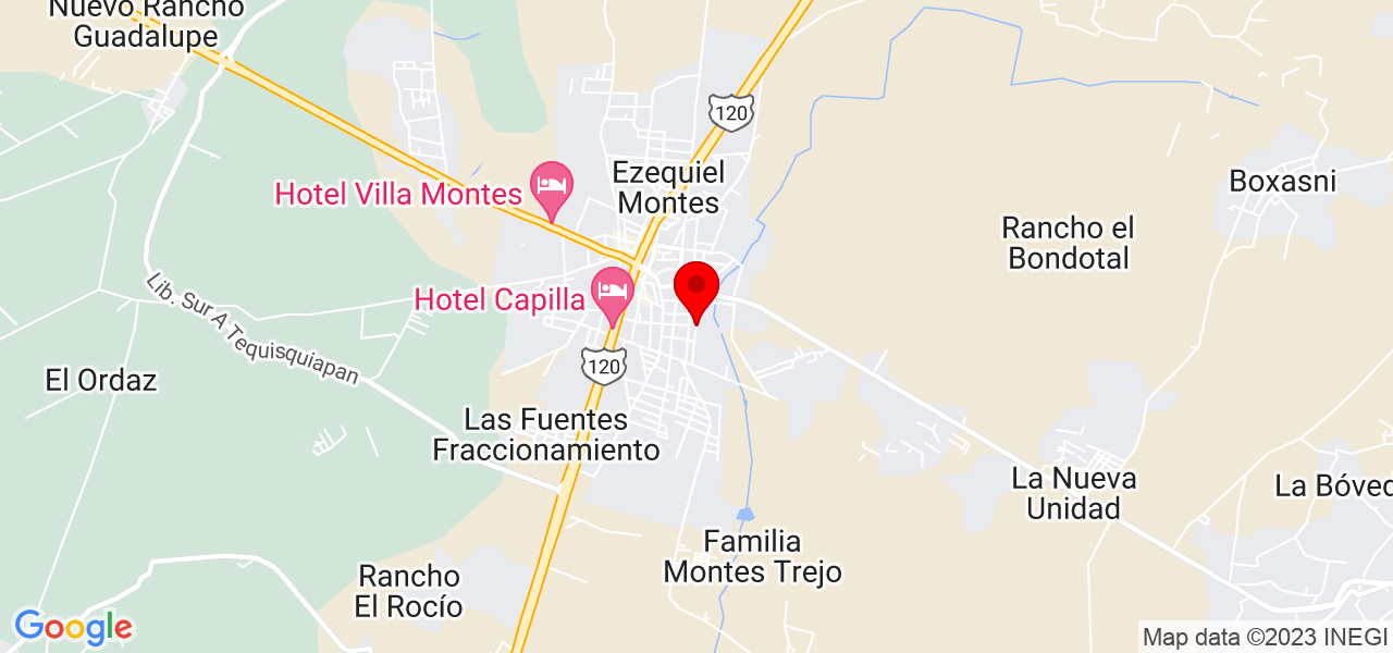 Club Canino Jason XII - Querétaro - Ezequiel Montes - Mapa