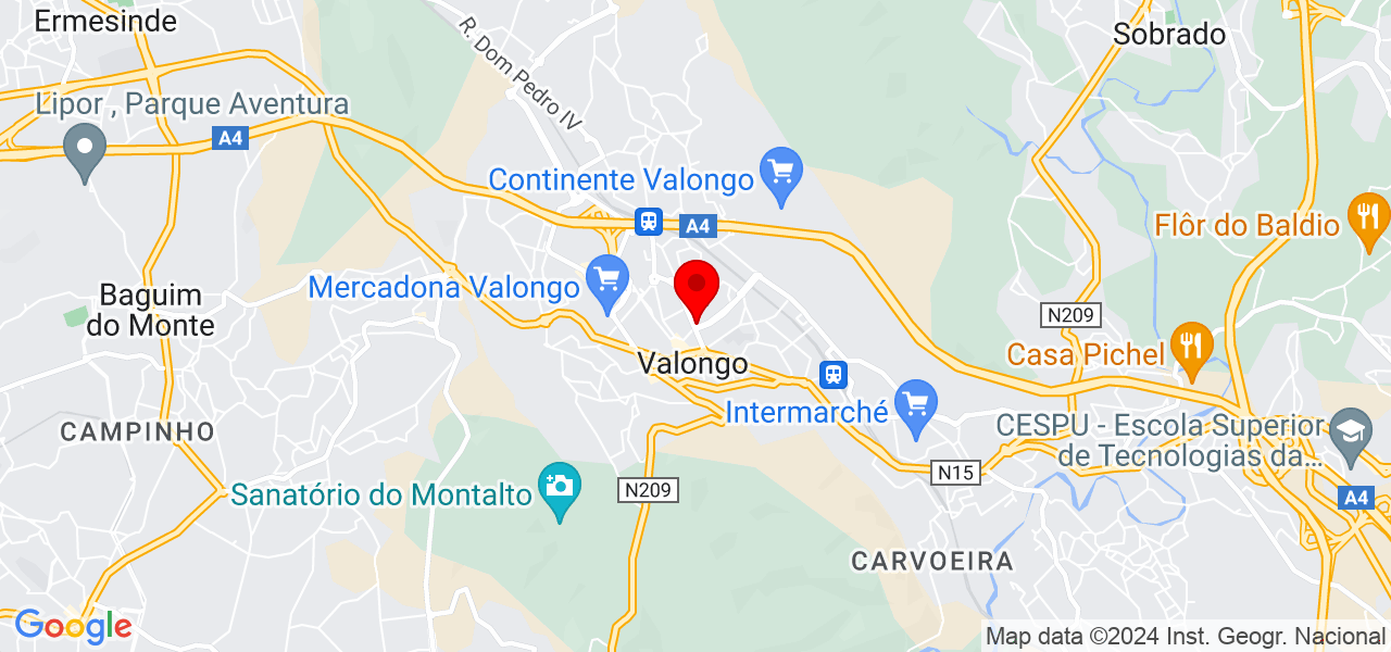 MaiezeEletricista - Porto - Valongo - Mapa