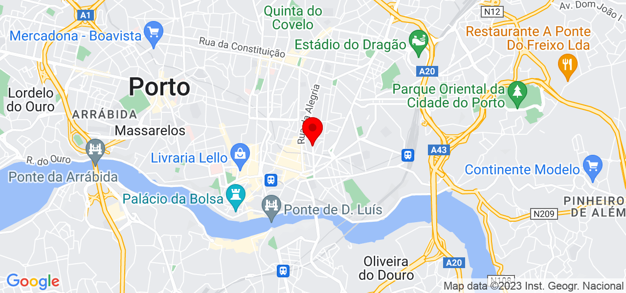 Jo&atilde;o Trindade - Porto - Porto - Mapa