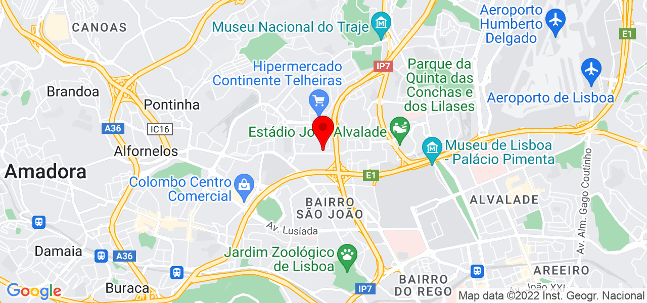 Ana Vieira - Lisboa - Lisboa - Mapa