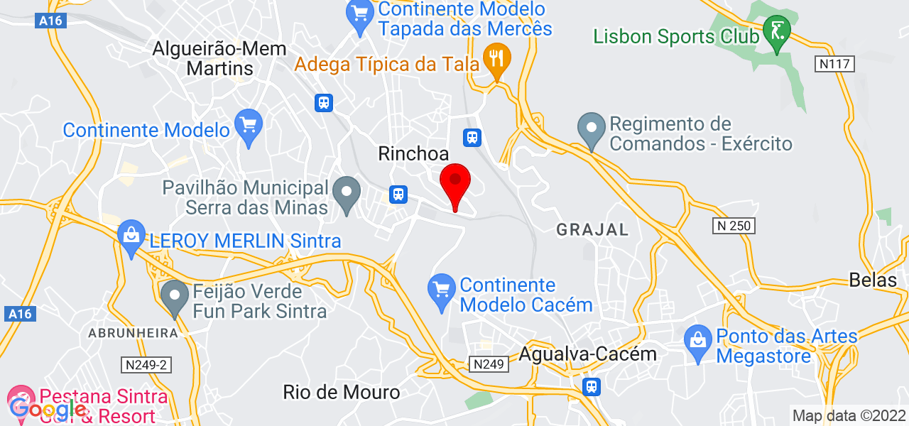 Carolina - Lisboa - Sintra - Mapa