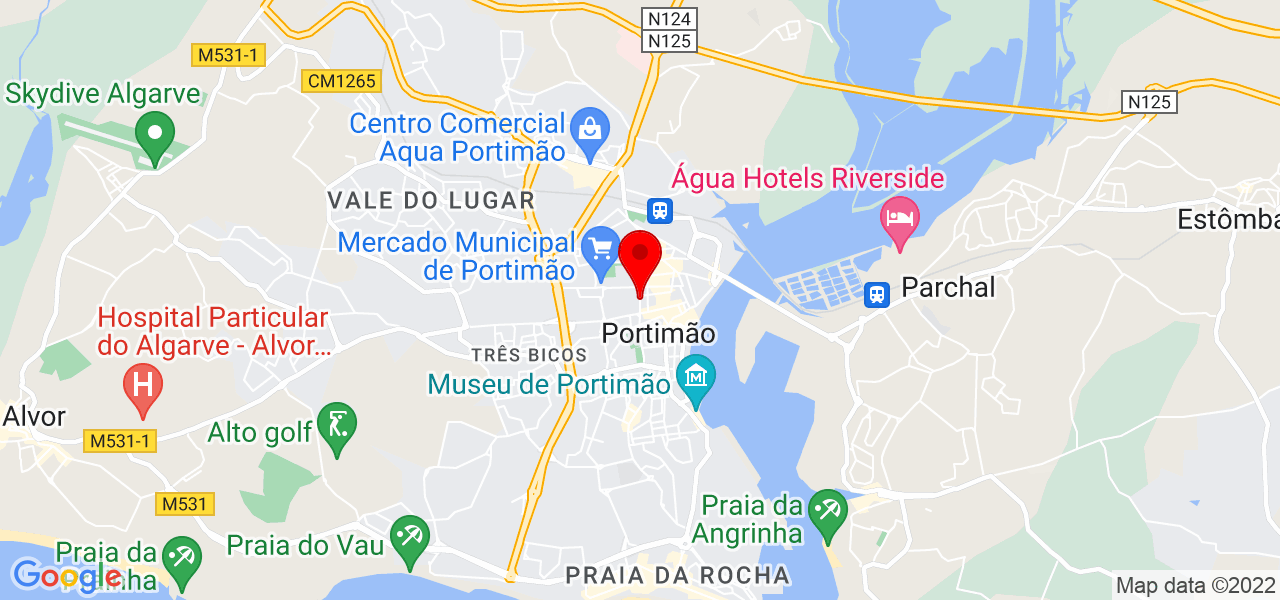 Aut&ecirc;ntica reformas e pinturas - Faro - Portimão - Mapa