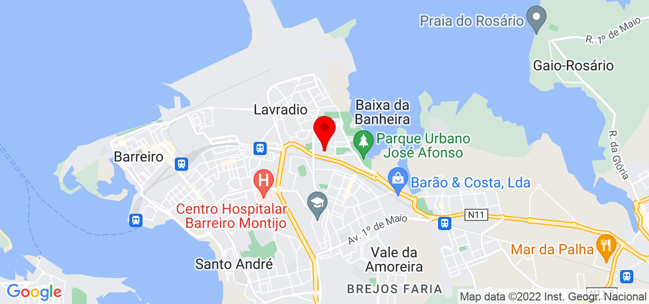 Rita Tiago - Setúbal - Moita - Mapa