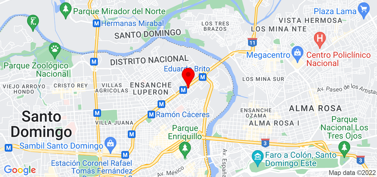 MathTutoring - Distrito Nacional - Santo Domingo de Guzmán - Mapa