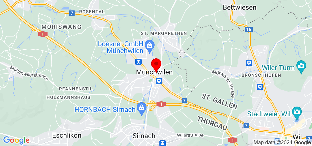 Vali - Thurgau - Münchwilen - Karte