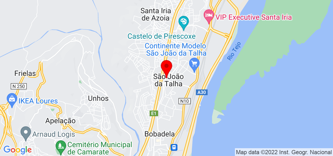 Jos&eacute; Filipe - Lisboa - Loures - Mapa