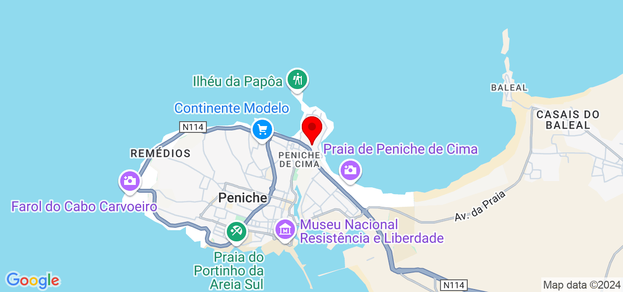 Lua a Tarologa - Leiria - Peniche - Map