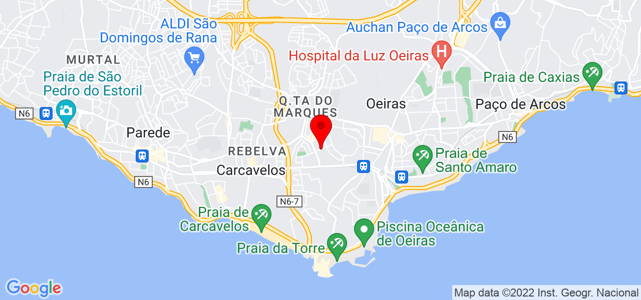 Maria leonor - Lisboa - Oeiras - Mapa