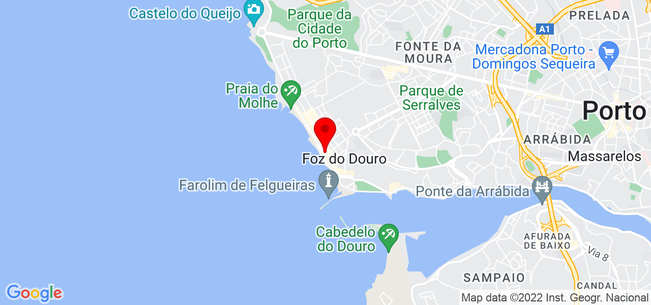 Kelcya Lopes - Porto - Porto - Mapa