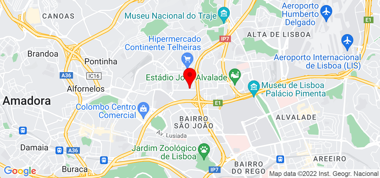 Fenix Platinium Constru&ccedil;&otilde;es Lda. - Lisboa - Lisboa - Mapa