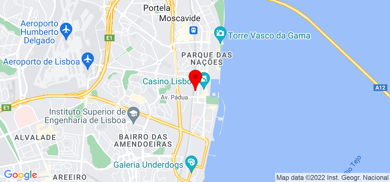 Tiago Pestana - Lisboa - Lisboa - Mapa