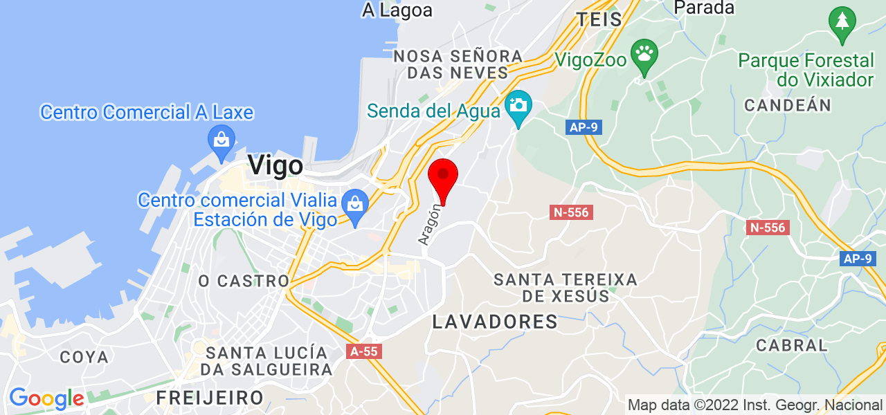 Maxim Bakhtin - Galicia - Vigo - Mapa