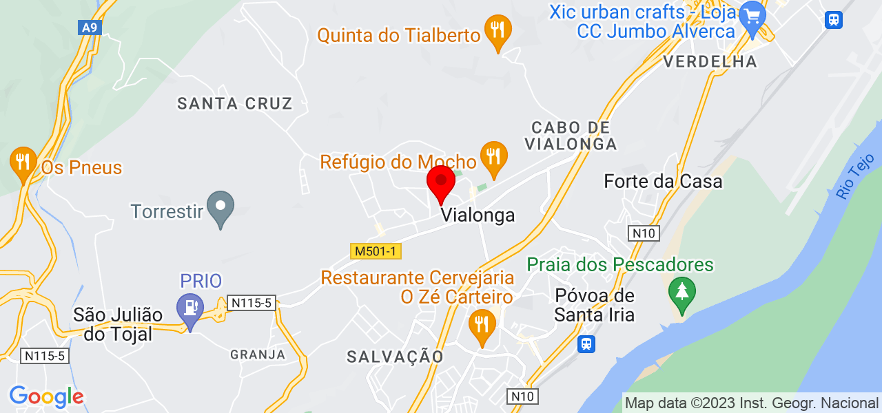Carolina Dinis - Marketing Digital - Lisboa - Vila Franca de Xira - Mapa