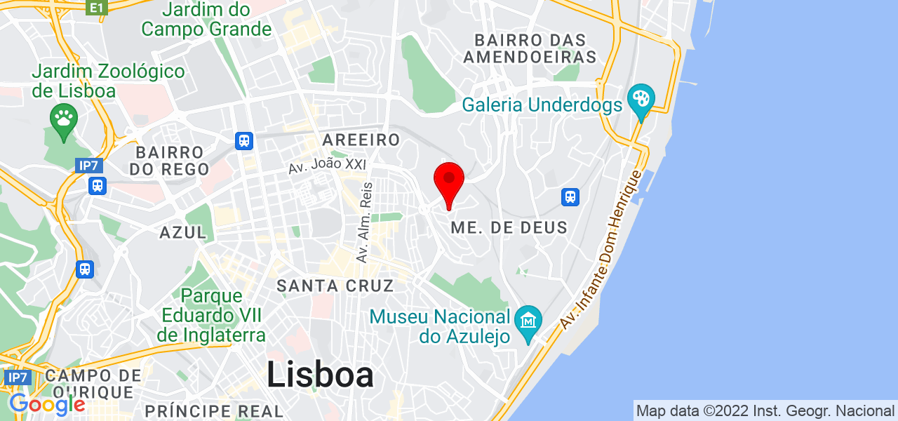 Jos&eacute; Miguel Fava - Lisboa - Lisboa - Mapa