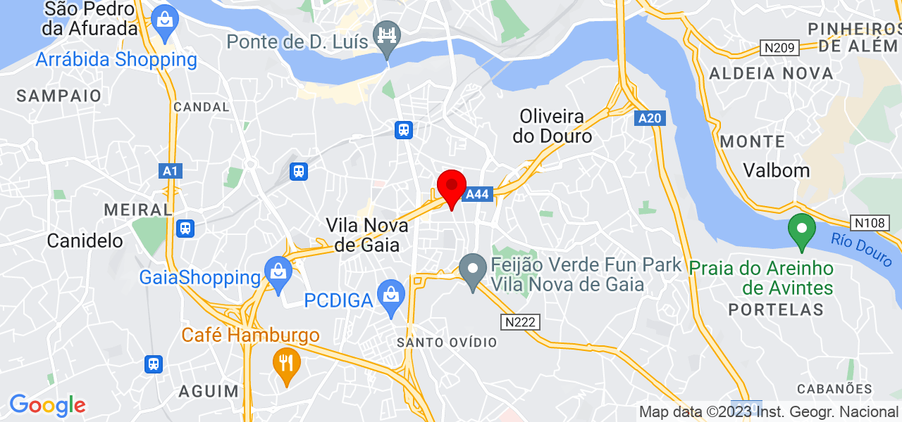 Cristina Sousa - Porto - Vila Nova de Gaia - Mapa