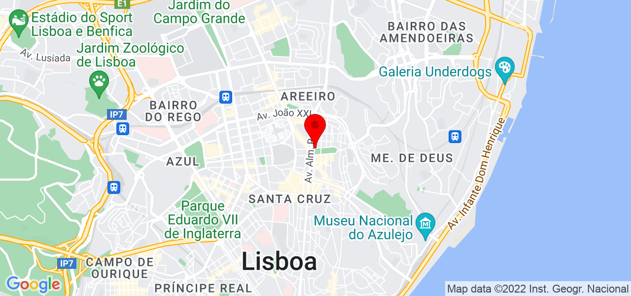Tom&aacute;s Frazer - Lisboa - Lisboa - Mapa