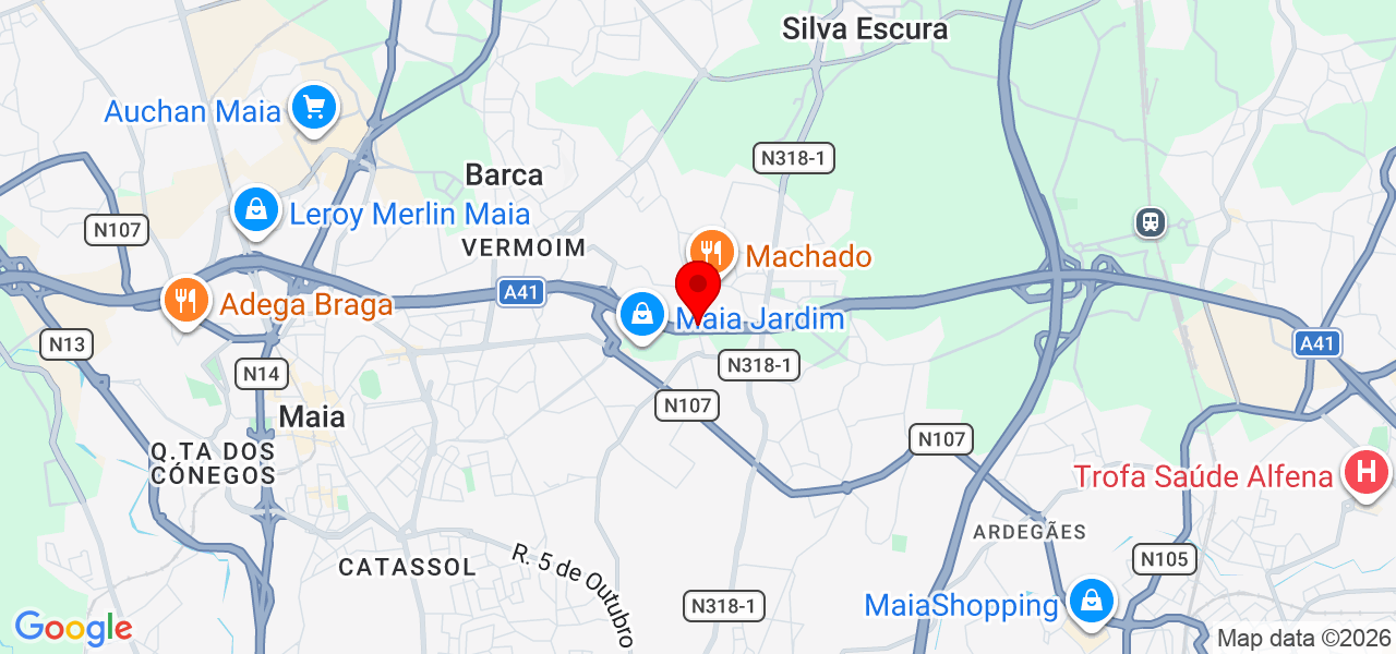 Matilde Lopes - Porto - Maia - Mapa
