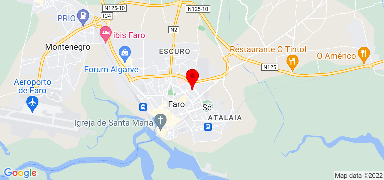 Susana Rato - Faro - Faro - Mapa