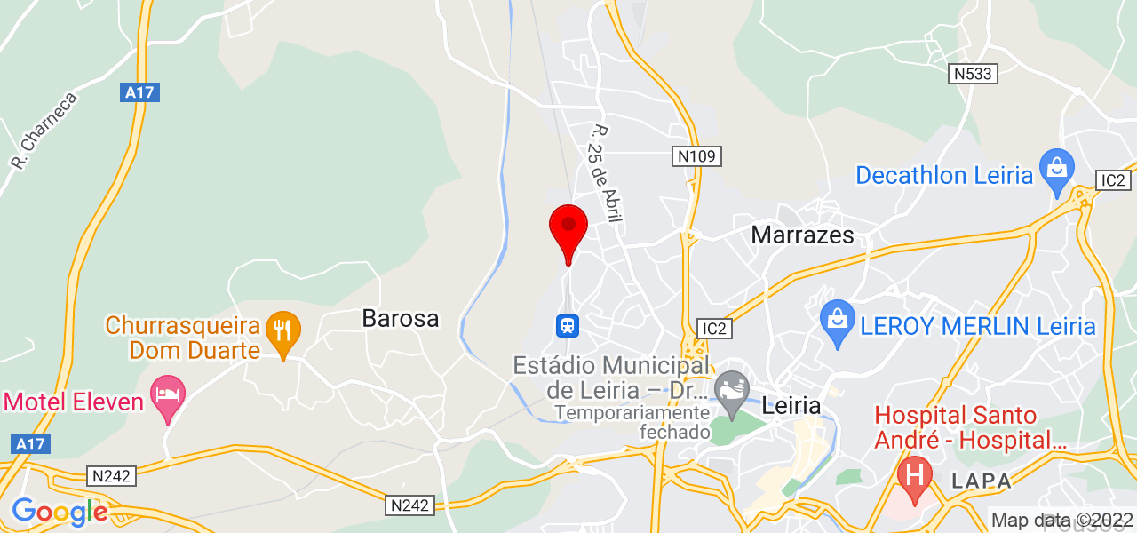 Carina Martinho Coelho - Leiria - Leiria - Mapa