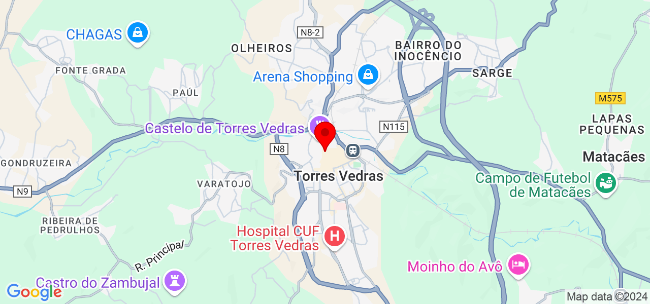GKasca Designer - Lisboa - Torres Vedras - Map