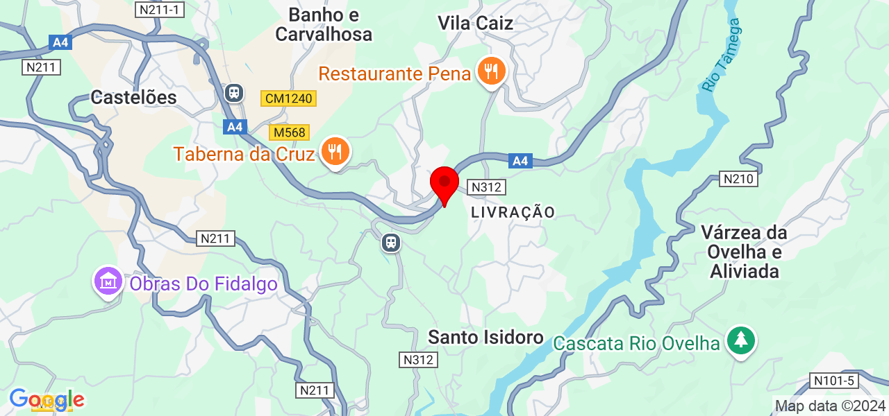 Liu - Porto - Marco de Canaveses - Map