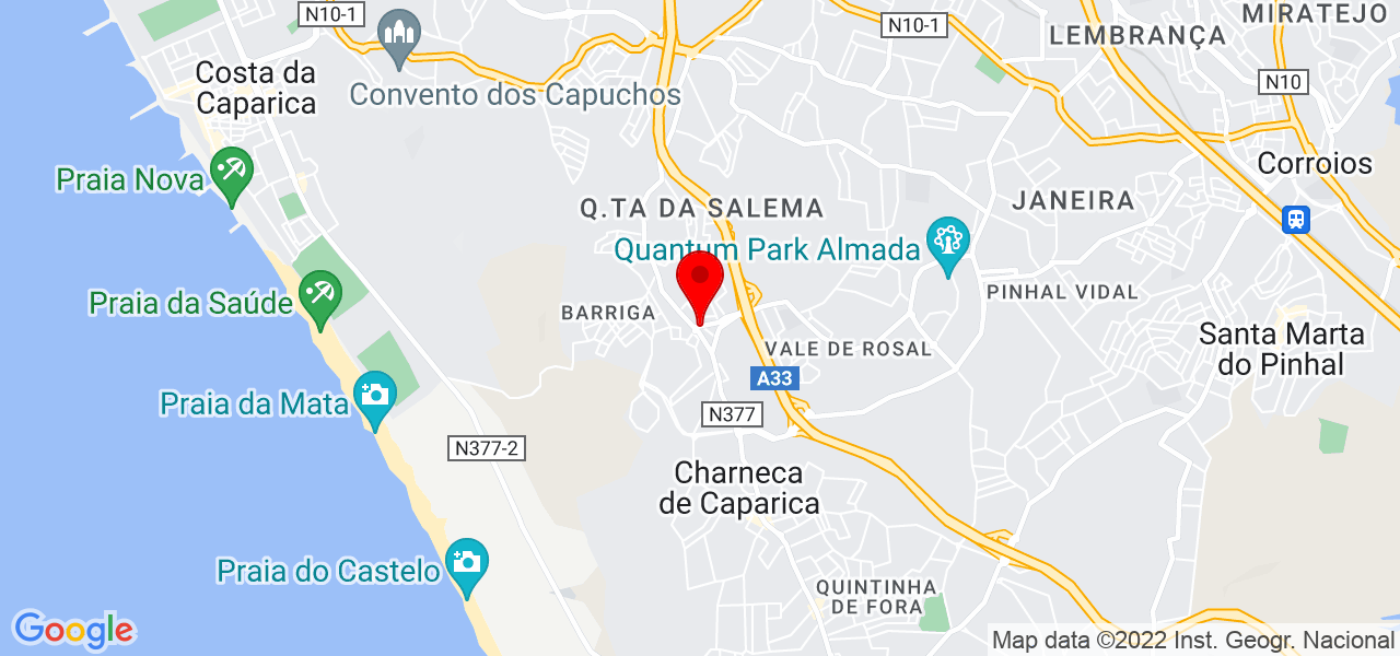 Personal Organizer - Ana Rute Farinha - Setúbal - Almada - Mapa