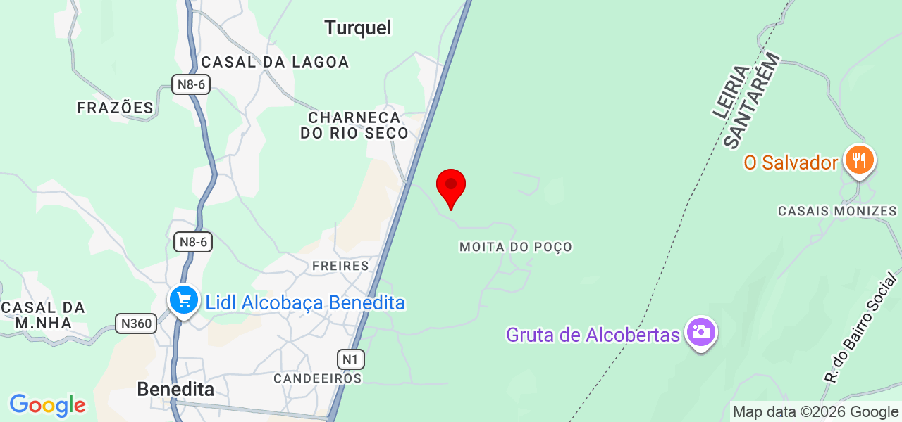 Nuno Santos - Leiria - Alcobaça - Mapa