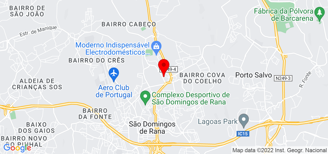 Teresa Oliveira - Lisboa - Cascais - Mapa