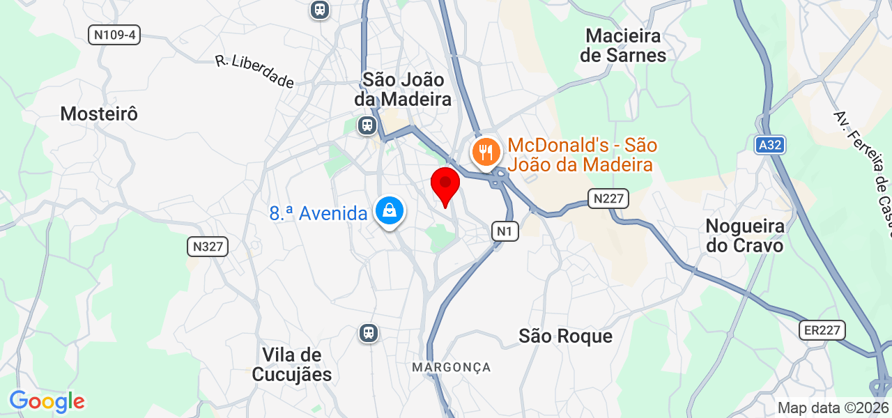 WR work art - Aveiro - São João da Madeira - Mapa