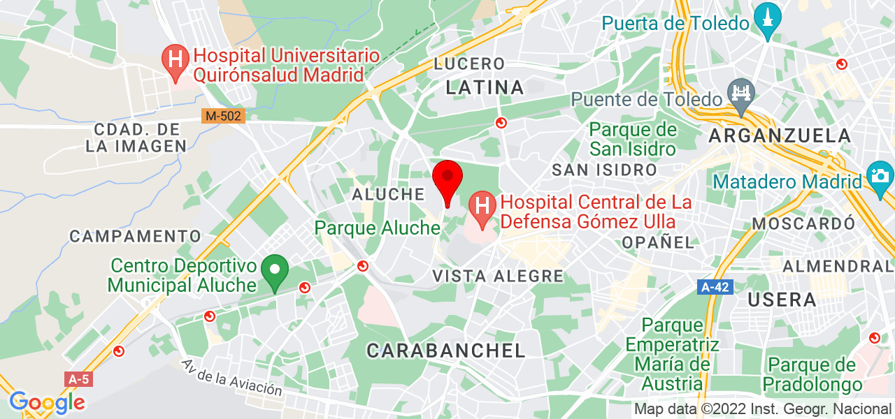 Sofía Seguro Fotografía - Comunidad de Madrid - Madrid - Mapa