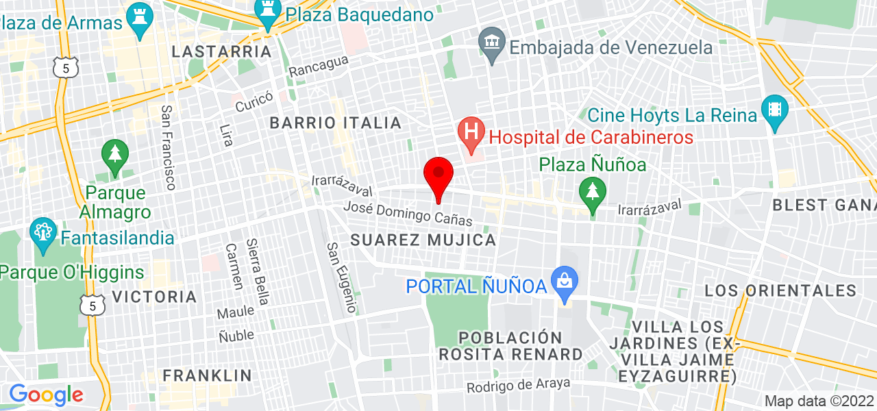 Fernando Prado | Talleres Fercho - Región Metropolitana de Santiago - Santiago - Mapa