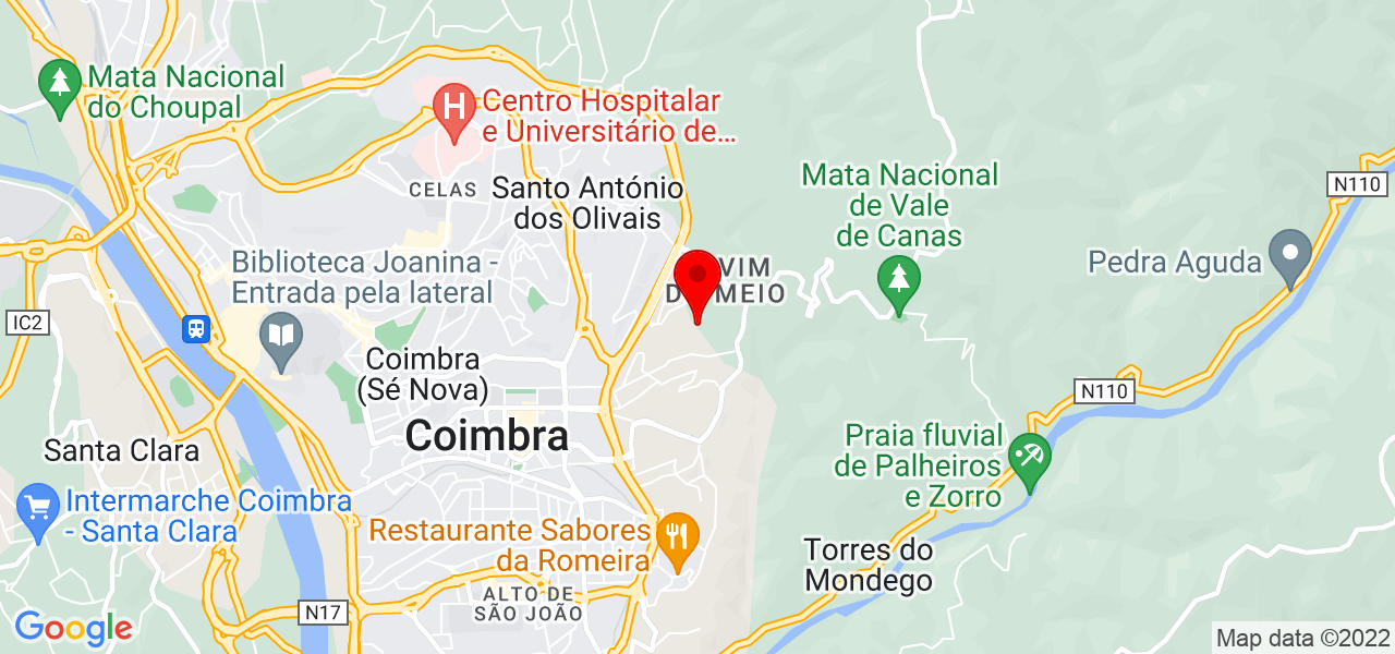Pavlo - Coimbra - Coimbra - Mapa