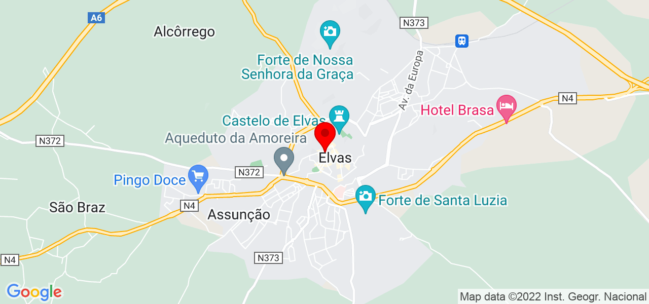 DUDE Multim&eacute;dia - Portalegre - Elvas - Mapa