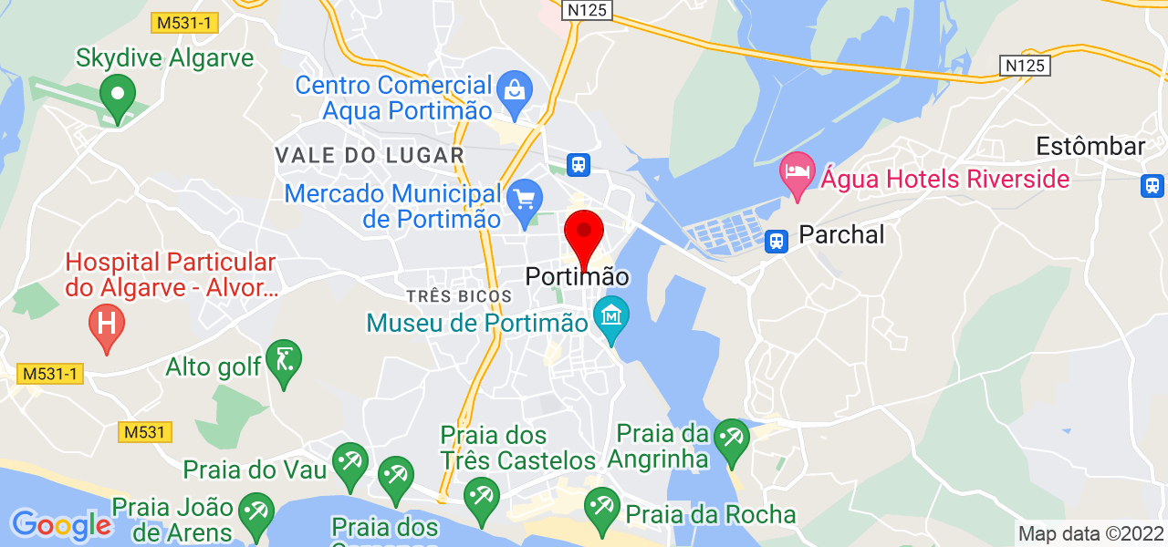 Vasco Guerreiro, Lda - Faro - Portimão - Mapa