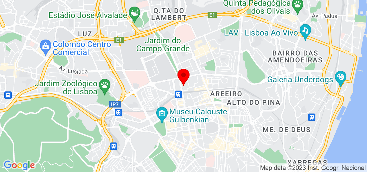 B&aacute;rbara Bragan&ccedil;a - Lisboa - Lisboa - Mapa