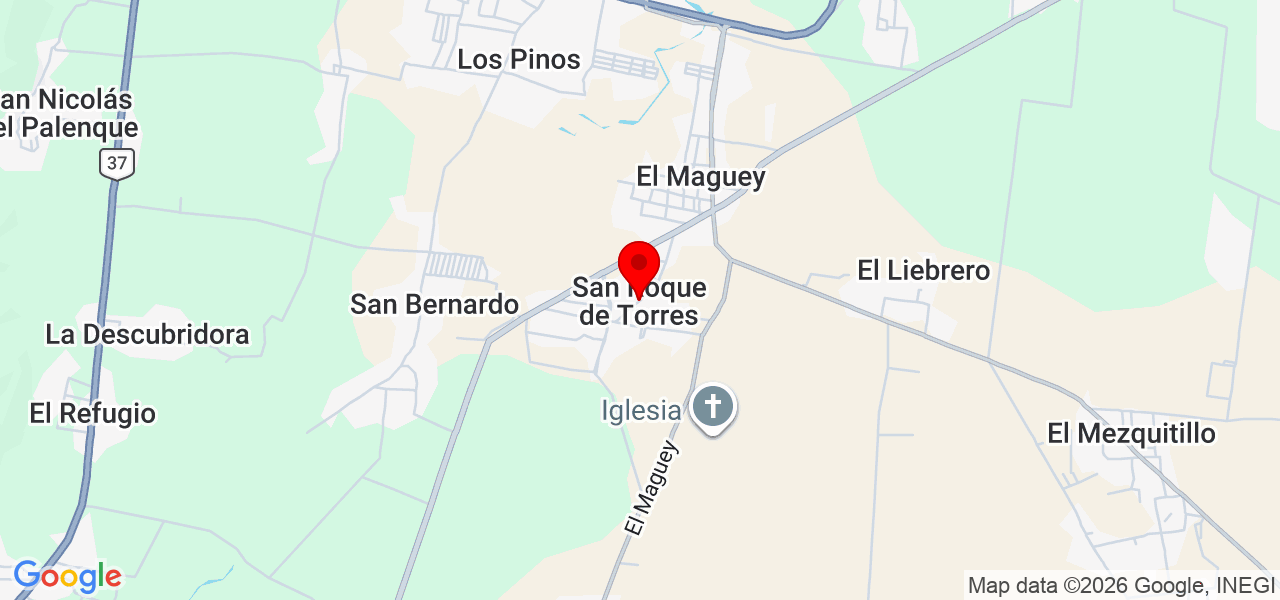 Maria José - Guanajuato - San Francisco del Rincón - Mapa