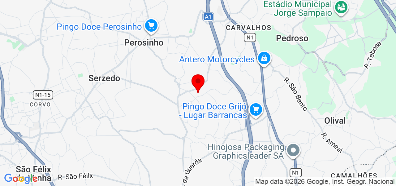 Limpeza de terrenos pintor - Porto - Vila Nova de Gaia - Karte