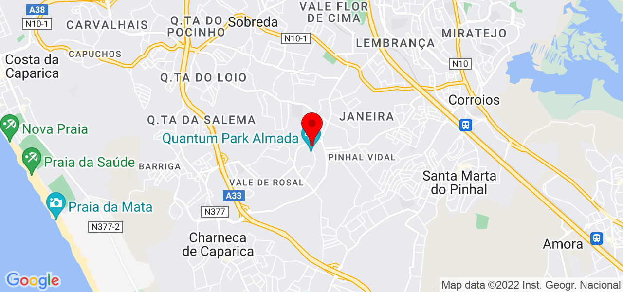 João Pires - Setúbal - Almada - Mapa