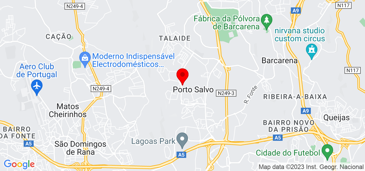 Priscila Arci - Lisboa - Oeiras - Mapa