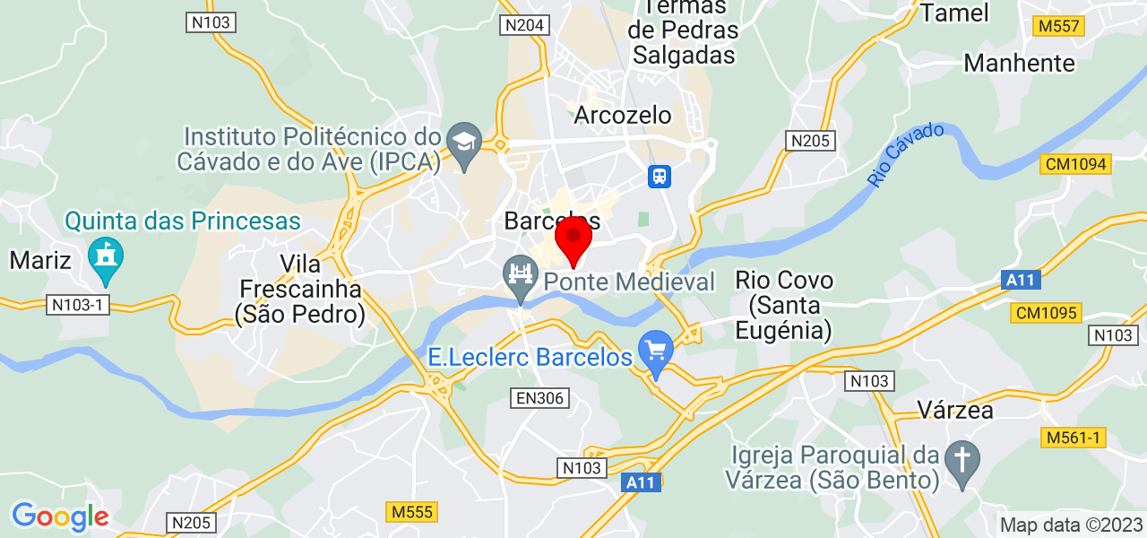 Hipnocelos - Cl&iacute;nica de Hipnose de Barcelos - Braga - Barcelos - Mapa