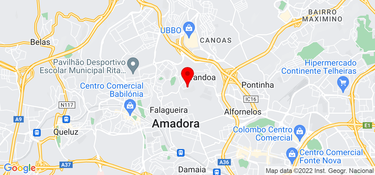CLICKEDECORE AND DELIVERY4ME - Lisboa - Amadora - Mapa