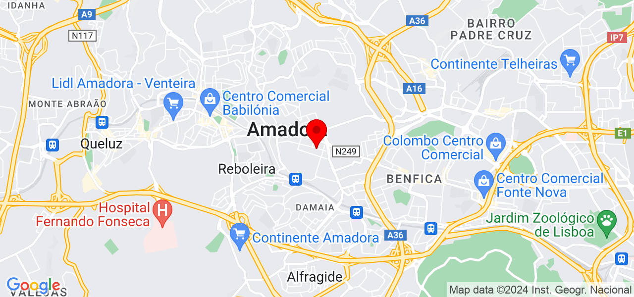 TALENTO CONFIRMADO - Lisboa - Amadora - Mapa