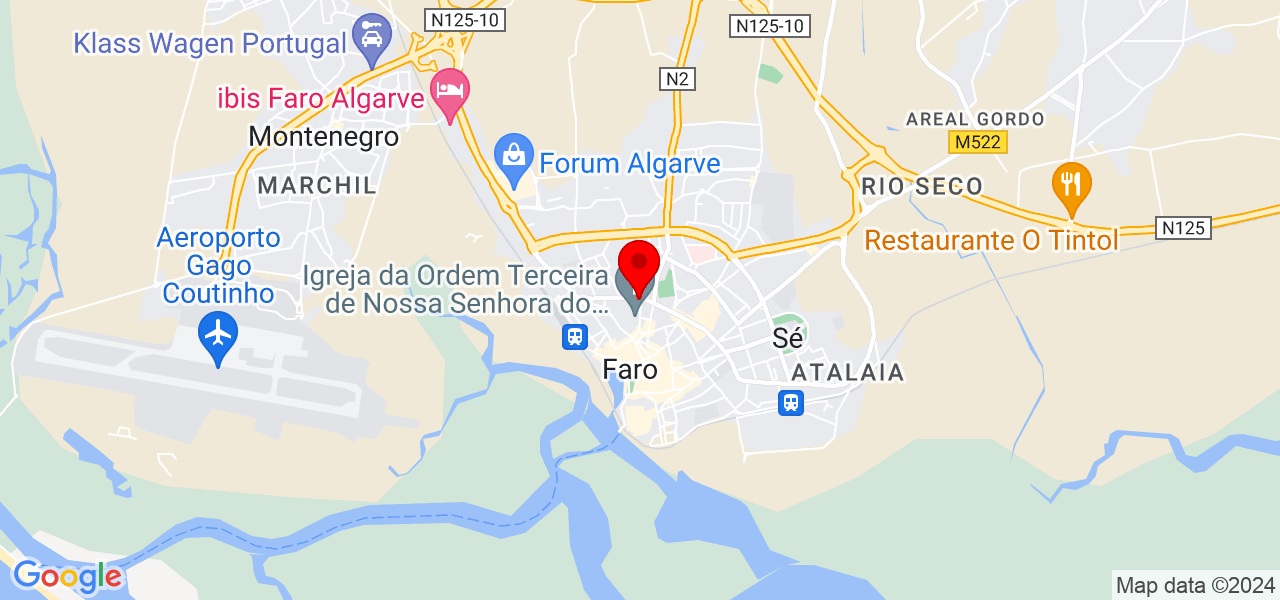 Ravi Leao - Faro - Faro - Mapa