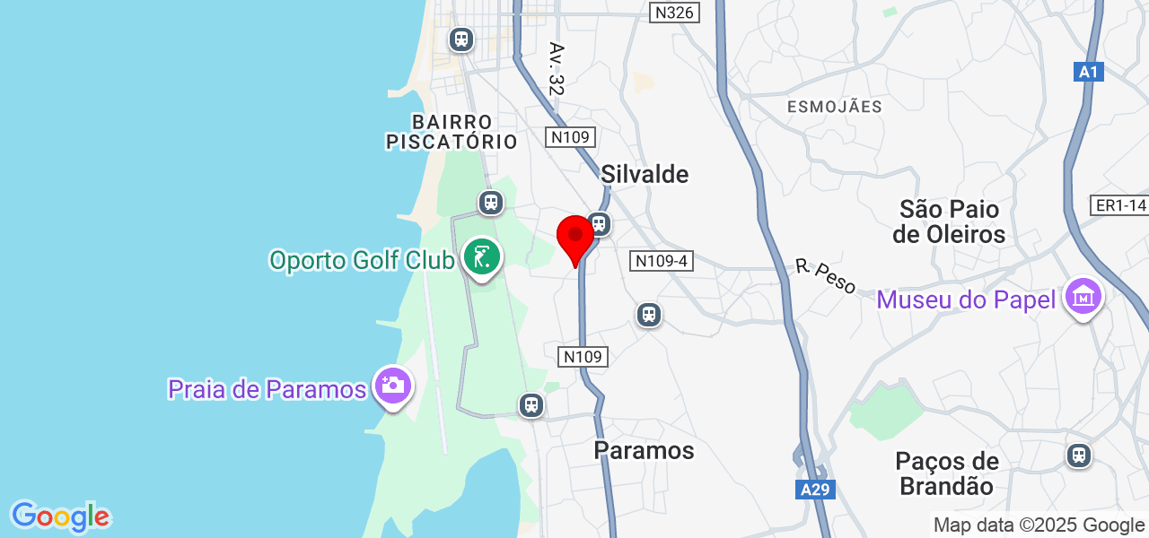 Valentina - Aveiro - Espinho - Mapa