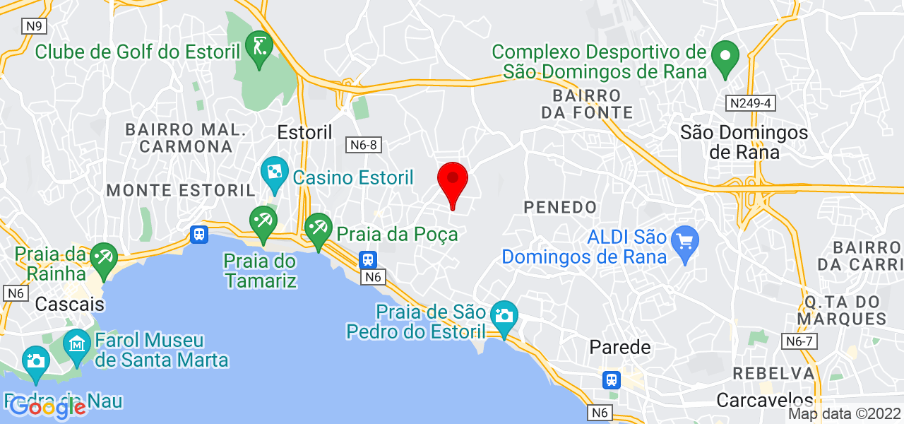 Jos&eacute; Salgueiro - Lisboa - Cascais - Mapa