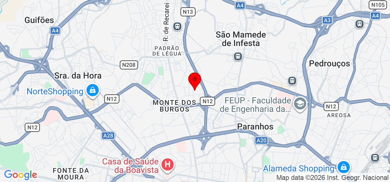 Oliveira - Porto - Matosinhos - Map