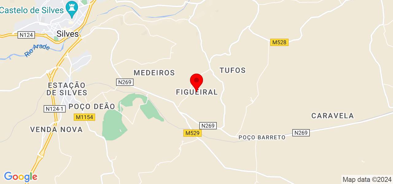 Lu&iacute;s Vieira Gessos - Faro - Silves - Mapa