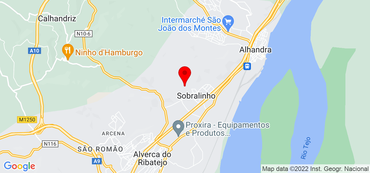 David Louren&ccedil;o - Lisboa - Vila Franca de Xira - Mapa